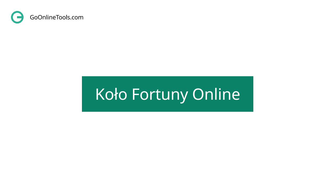 Koło Fortuny Gdzie Jest Nagrywane Koło Fortuny Online